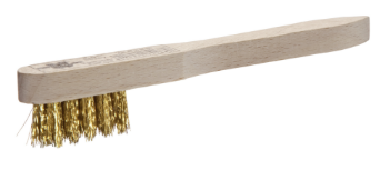 תמונה של מברשת פליז לניקוי מצתים אורך 145 מ"מ