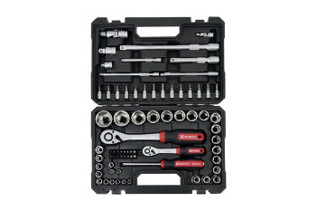 תמונה של ערכת בוקסות הינע 2\4+1\1 72 חלקים RED STRIPE