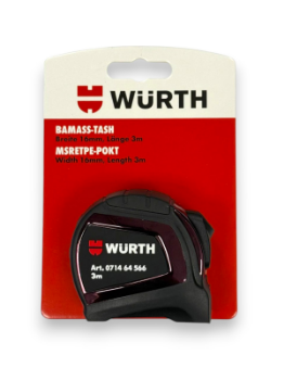 תמונה של סרט מדידה מקצועי מוגן 3 מטר' רוחב 16 מ"מ